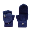 Guantes hombre invierno caliente versión coreana engrosado más peludo lana de invierno otoño invierno medio dedo desnudo flip estudiantes montar Item Picture